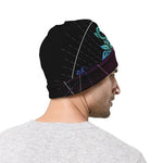 Colorful Libra Sign Print Beanie