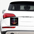 Colorful Libra Sign Print Car Sticker