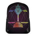 Colorful Libra Sign Print Casual Backpack