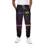 Colorful Libra Sign Print Cotton Pants