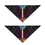 Colorful Libra Sign Print Dog Bandana