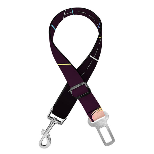 Colorful Libra Sign Print Dog Seat Belt