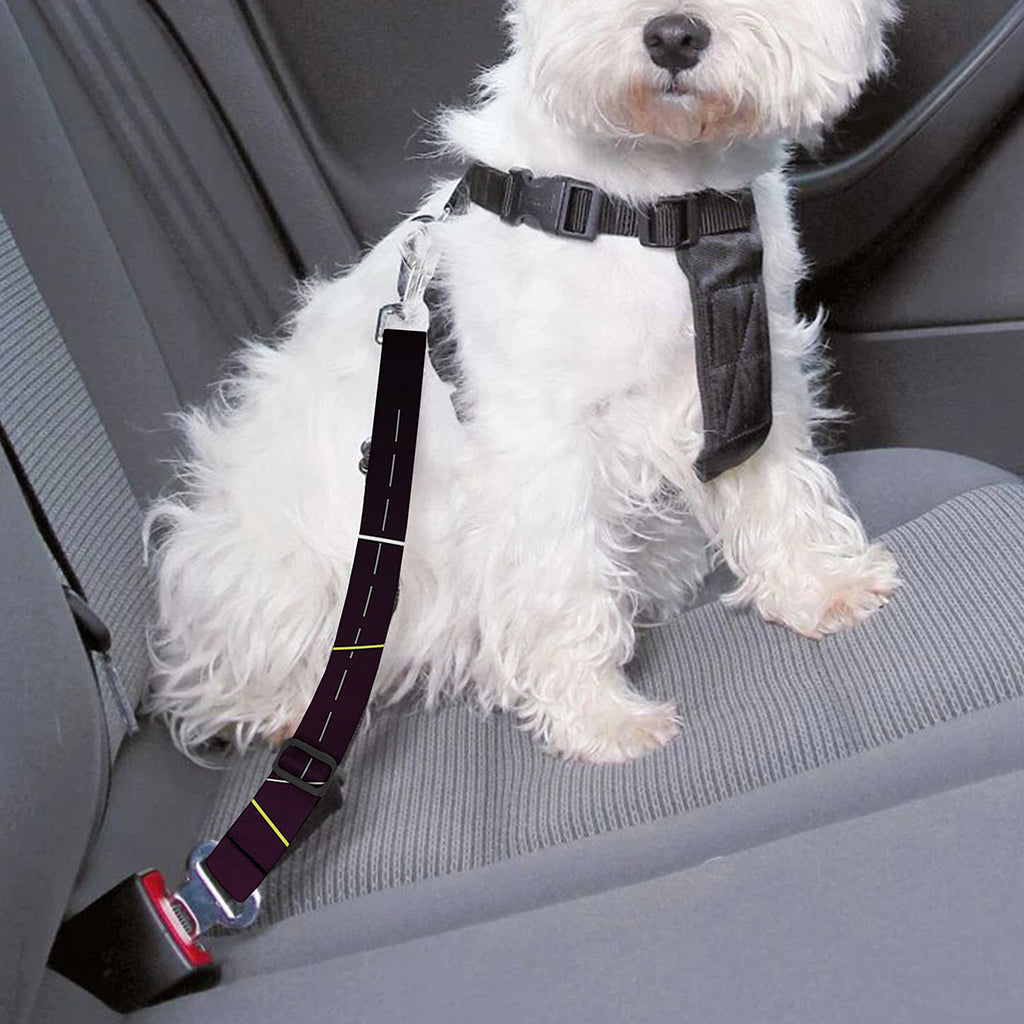 Colorful Libra Sign Print Dog Seat Belt
