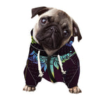 Colorful Libra Sign Print Dog Zip Up Hoodie