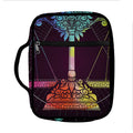 Colorful Libra Sign Print Front Pocket Bible Bag