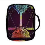 Colorful Libra Sign Print Front Pocket Bible Bag
