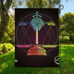 Colorful Libra Sign Print Garden Flag