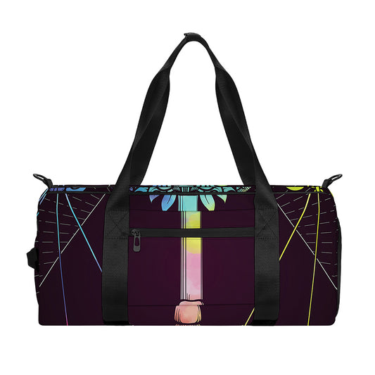 Colorful Libra Sign Print Gym Bag