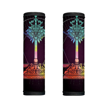 Colorful Libra Sign Print Handle Covers