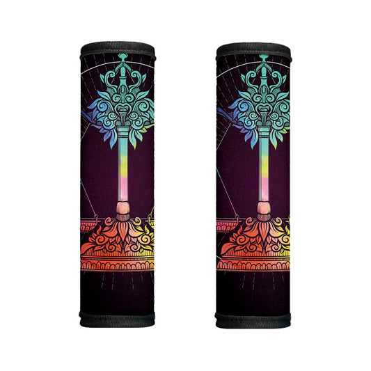 Colorful Libra Sign Print Handle Covers