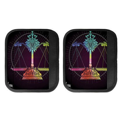 Colorful Libra Sign Print Handle Covers