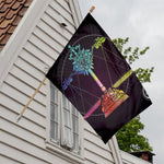 Colorful Libra Sign Print House Flag