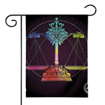 Colorful Libra Sign Print House Flag