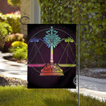 Colorful Libra Sign Print House Flag