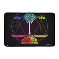 Colorful Libra Sign Print Kitchen Mat