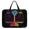 Colorful Libra Sign Print Laptop Sleeve With Handle