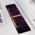 Colorful Libra Sign Print Long Kitchen Mat
