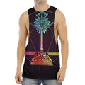Colorful Libra Sign Print Men's Muscle Tank Top