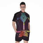 Colorful Libra Sign Print Men's Rompers