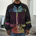 Colorful Libra Sign Print Men's Shirt Jacket