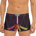 Colorful Libra Sign Print Men's Short Boxer Briefs