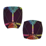 Colorful Libra Sign Print Office Chair Cover