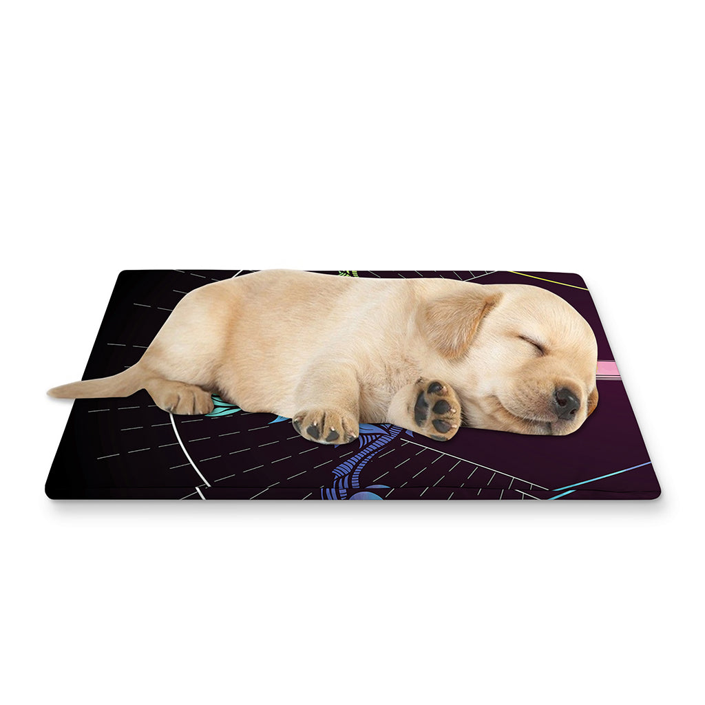 Colorful Libra Sign Print Pet Cooling Mat Cover