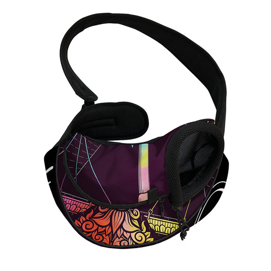 Colorful Libra Sign Print Pet Sling Carrier