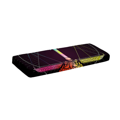 Colorful Libra Sign Print Piano Keyboard Cover