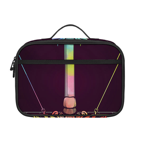 Colorful Libra Sign Print Portable Lunch Bag