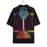 Colorful Libra Sign Print Rayon Hawaiian Shirt