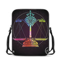 Colorful Libra Sign Print Rectangular Crossbody Bag