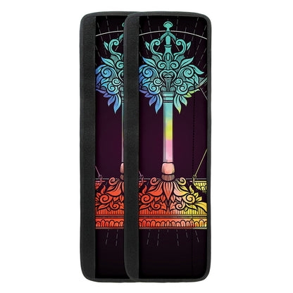 Colorful Libra Sign Print Refrigerator Handle Covers