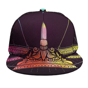 Colorful Libra Sign Print Snapback Cap