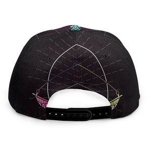 Colorful Libra Sign Print Snapback Cap