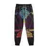 Colorful Libra Sign Print Sweatpants