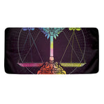Colorful Libra Sign Print Towel