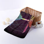 Colorful Libra Sign Print Towel