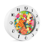 Colorful Lollipop And Candy Print Alarm Clock