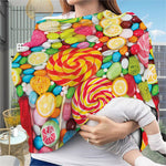 Colorful Lollipop And Candy Print Baby Seat Cover