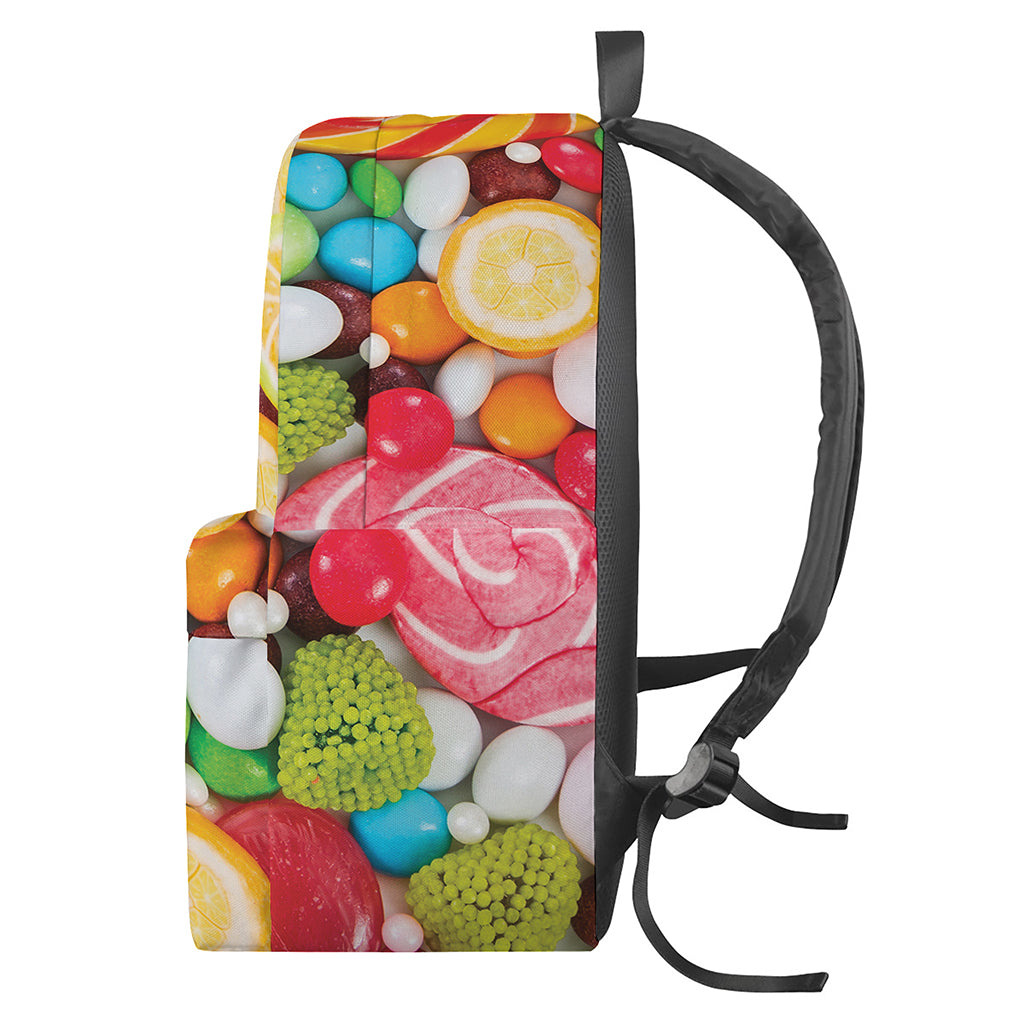 Colorful Lollipop And Candy Print Backpack