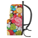 Colorful Lollipop And Candy Print Backpack