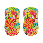 Colorful Lollipop And Candy Print Bar Stool Covers