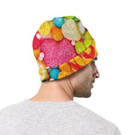Colorful Lollipop And Candy Print Beanie