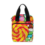 Colorful Lollipop And Candy Print Bible Tote Bag