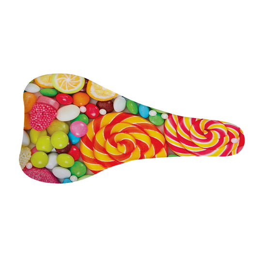 Colorful Lollipop And Candy Print Bicycle Seat Cover