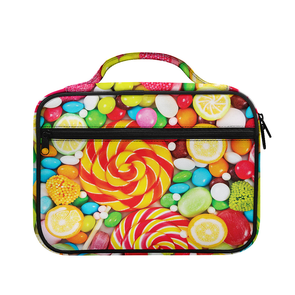 Colorful Lollipop And Candy Print Briefcase Bible Bag