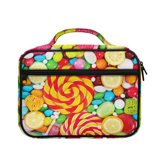 Colorful Lollipop And Candy Print Briefcase Bible Bag