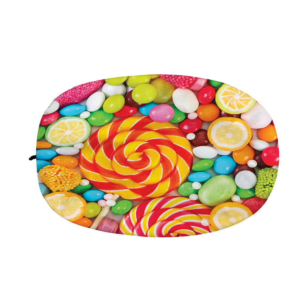 Colorful Lollipop And Candy Print Car Side Mirror Covers