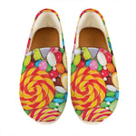 Colorful Lollipop And Candy Print Casual Shoes